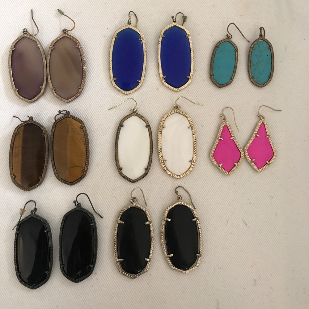 Kendra Scott earrings. 125$ for all